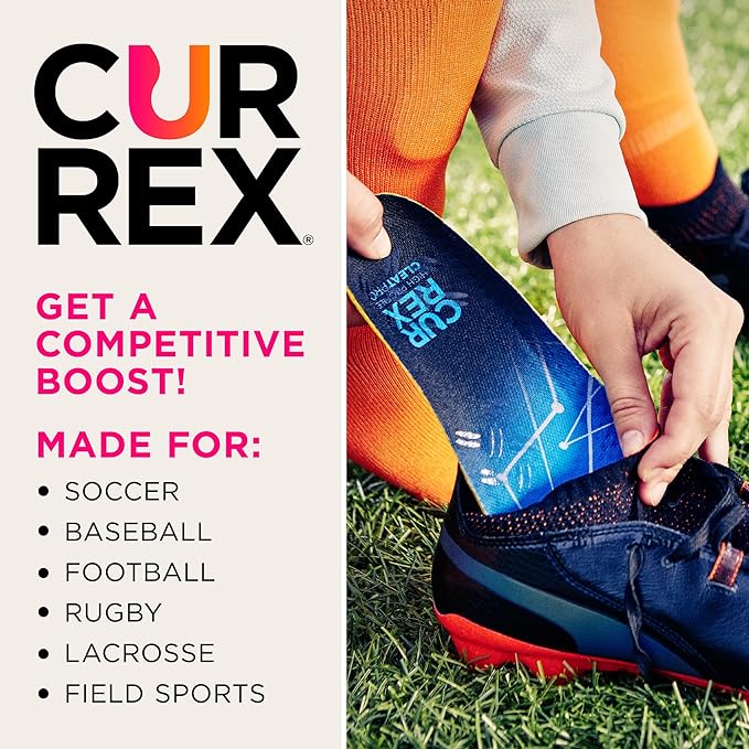 CURREX CleatPro Performance Boosting Arch Support Insoles for Shoes