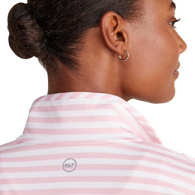 Vineyard Vines Women's Sankaty Shep Long Sleeve Quarter Zip Shirt