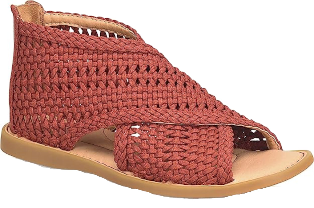 BORN Women's Comfortable IWA Macram Leather Sandal
