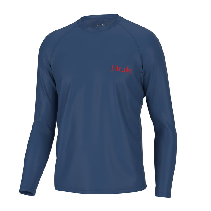 HUK Men's Kc Pursuit Long Sleeve, Sun Protecting Fishing Shirts
