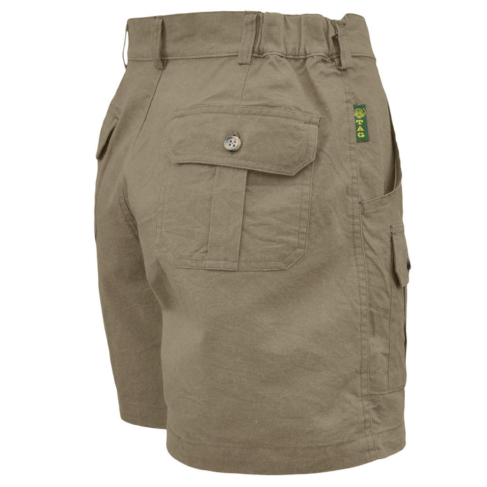 Tag Safari Professional Hunter Shorts for Women, 100% Cotton, Multiple Pockets