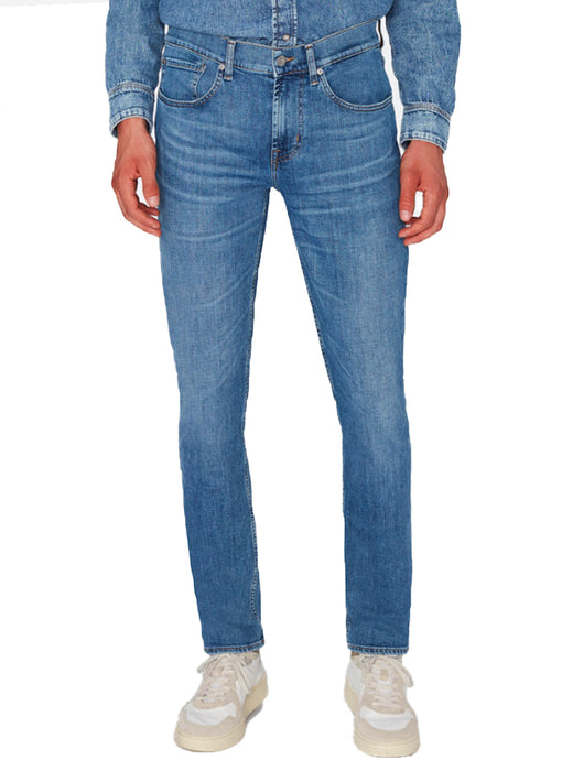 7 For All Mankind Earthkind Stretch Tek Slimmy Tapered Denim Jeans