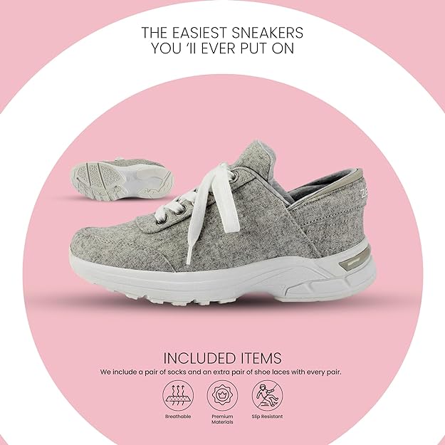 Zeba Women's Hands Free Slip-On Walking Shoes