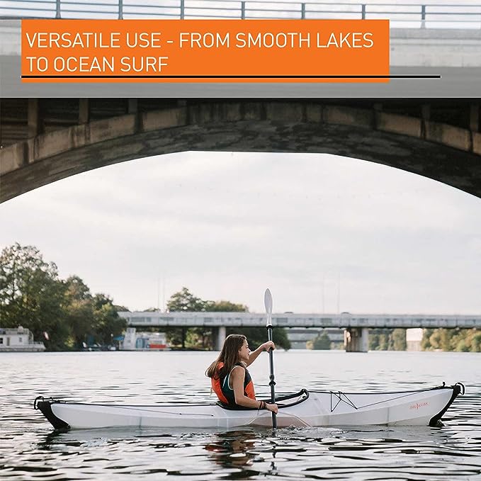 Oru Kayak Bay ST, White Puncture Resistant Portable Foldable Kayak