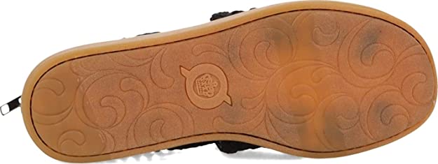 BORN Women's Comfortable IWA Macram Leather Sandal