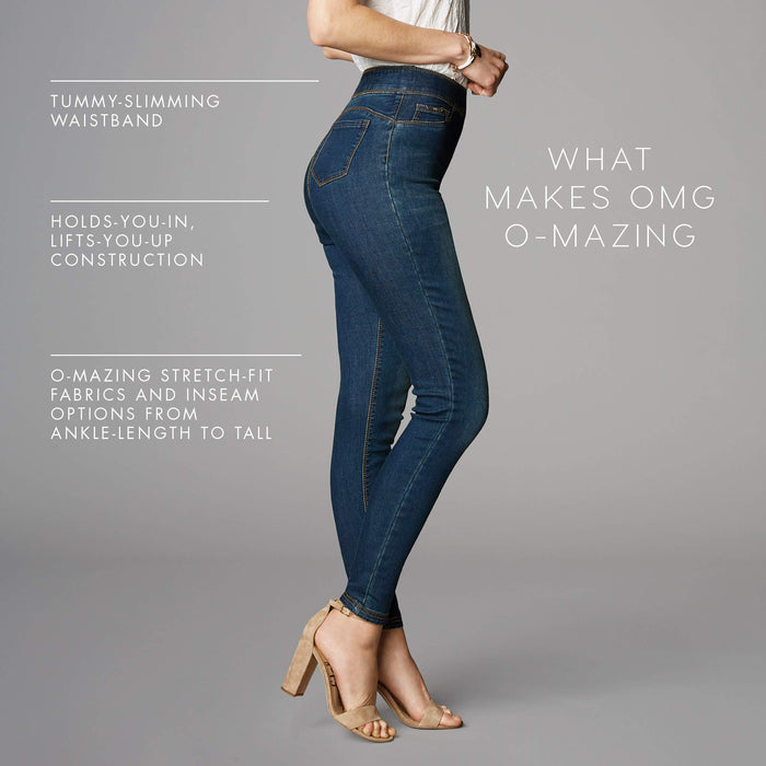 Coco + Carmen OMG Denim Tummy-Slimming Skinny Ankle Jeans