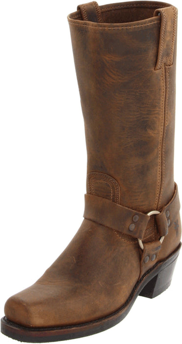The Frye Company Womens Tan Harness 12R Size 11 Oiled Leather Boots