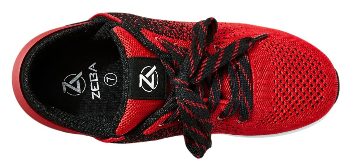 Zeba Men's Cherry Red Size 10 Hands Free Slip-On Walking Shoes