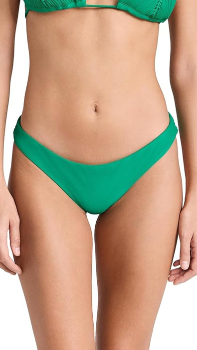 PQ Swim Women's Basic Ruched Bikini Bottoms - Moderate Rise, Fuller Coverage, Womens Swimsuit Bottoms - Full