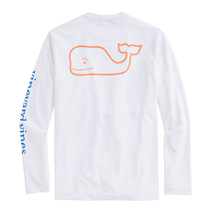 Vineyard Vines Men's Long-Sleeve Whale Harbor Tee Shirt