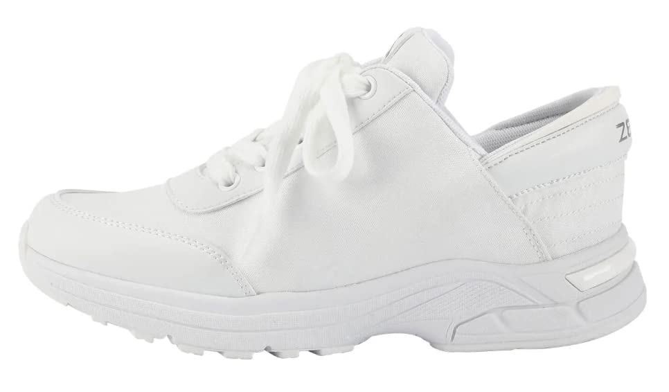Zeba Women's Snow White Size 9.5 Hands Free Slip-On Walking Shoes