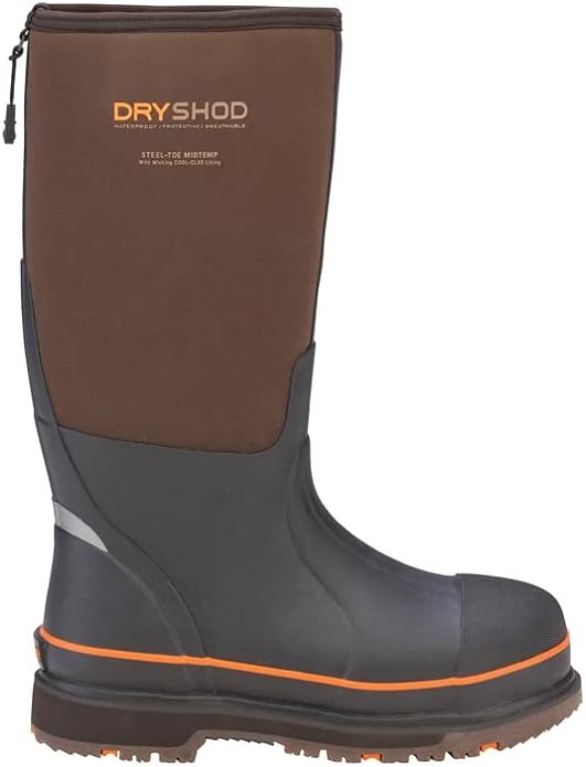 Dryshod Men's Steel-Toe Hi Work Safety Waterproof Boots