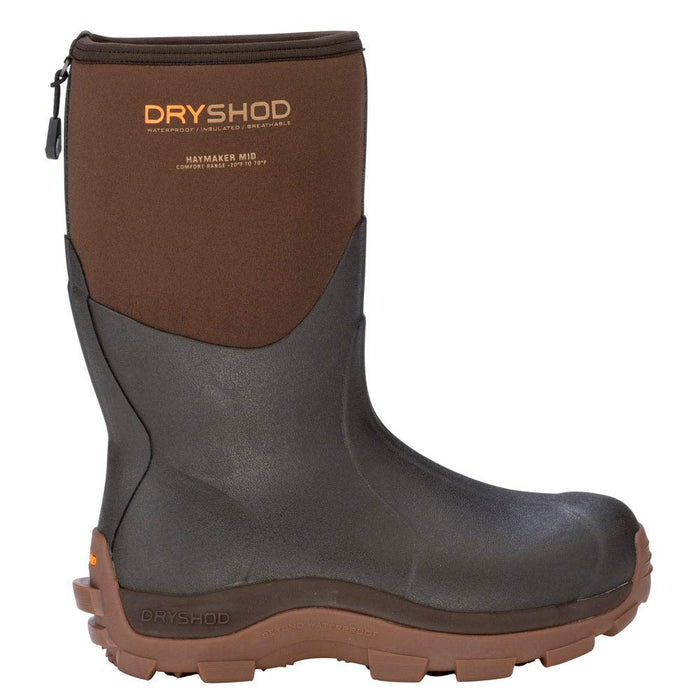 Dryshod Haymaker Mid Men's Hard Working Waterproof Farm Boots