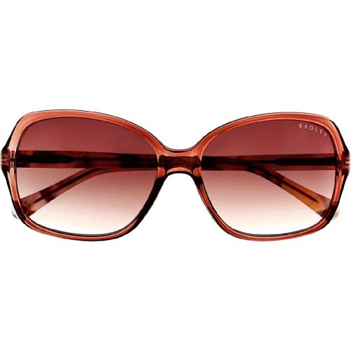 Radley London Women's Abbie Tortoiseshell/Pink Oversized Sunglasses
