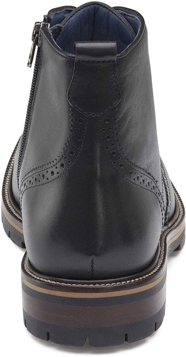 Johnston & Murphy Men's Cody Size 9 Black Full Grain Leather Wingtip Boots
