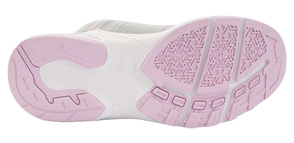 Zeba Women's Rose Grey Size 9.5 Hands Free Slip-On Walking Shoes