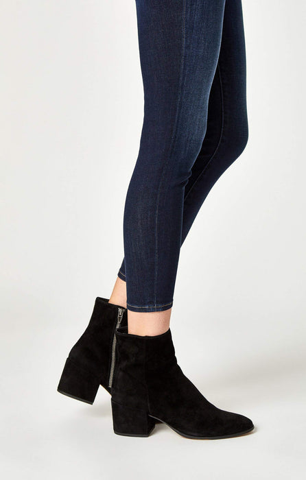 Mavi Women's Tess Deep Supersoft 24/29 High Rise Skinny Leg Jeans