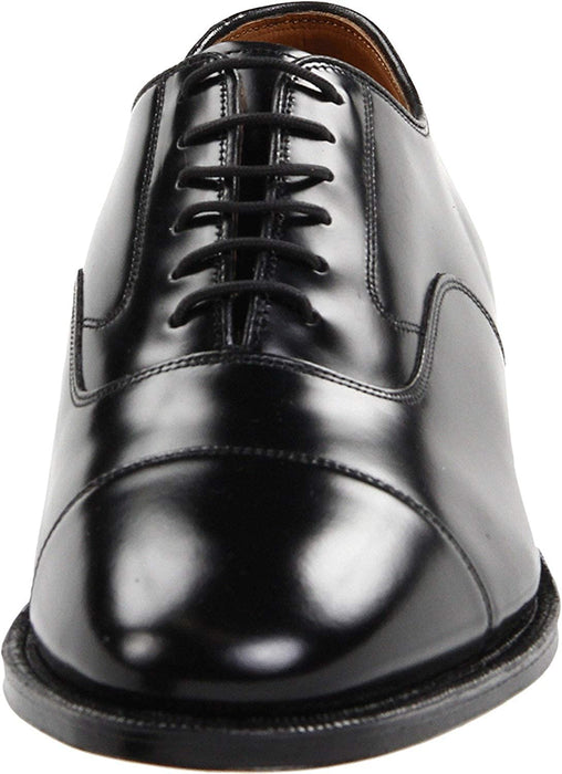 Johnston & Murphy Melton Cap-Toe Black Size 6 Dress Shoes