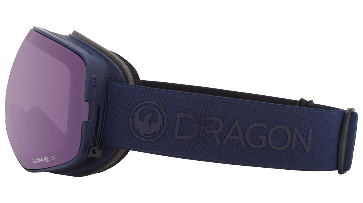 Dragon Alliance X2S Shadow Lumalens Violet/LL Midnight Lens Snow Goggles