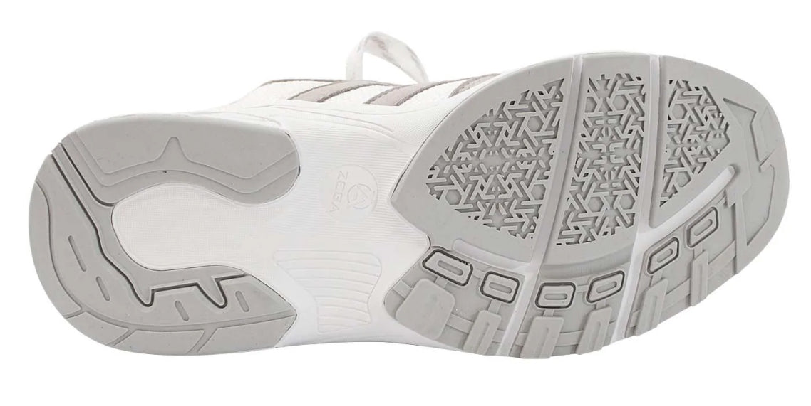 Zeba Women's White Sand Size 7 Hands Free Slip-On Walking Shoes