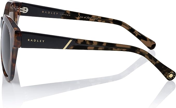 Radley London Women's Elspeth Gloss Tortoiseshell Oversized Sunglasses