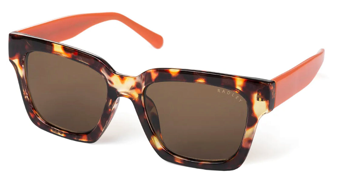Radley London Women's Mina Tortoise Trendy Oversized Square Sunglasses