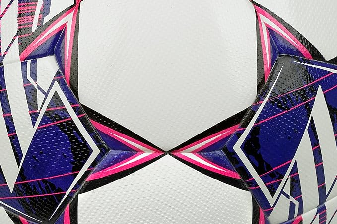 Select Tempo TB Soccer Ball White/Purple/Pink Size 5 NFHS & FIFA Approved