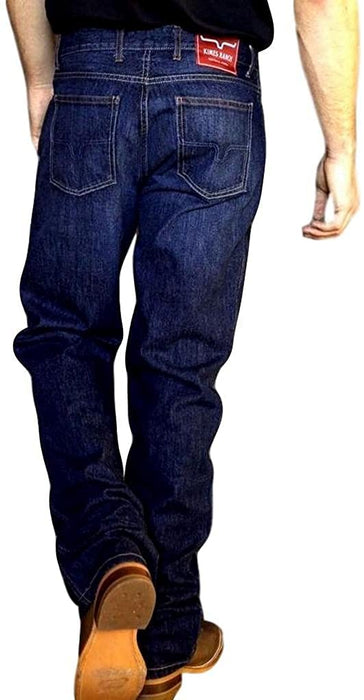 Kimes Ranch Men's Dillon Indigo 34W x 34L Wide Boot Cut Jeans