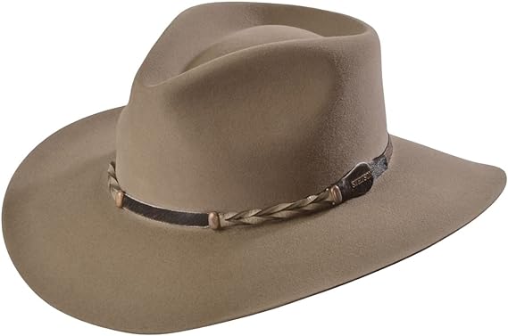 Stetson Men's 4X Drifter Buffalo Felt Pinch Front Cowboy Hat