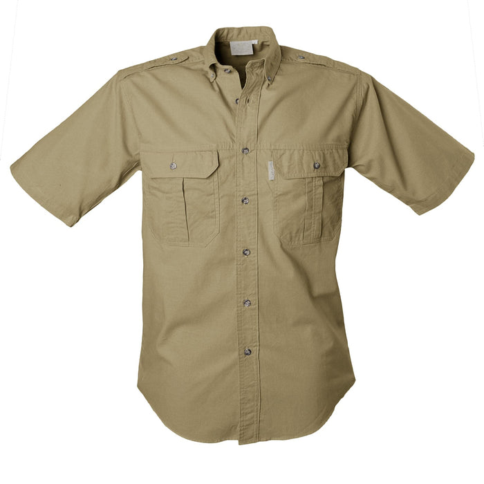 TAG Safari Men's Trail Short Sleeve Shirt w Chest Pockets
