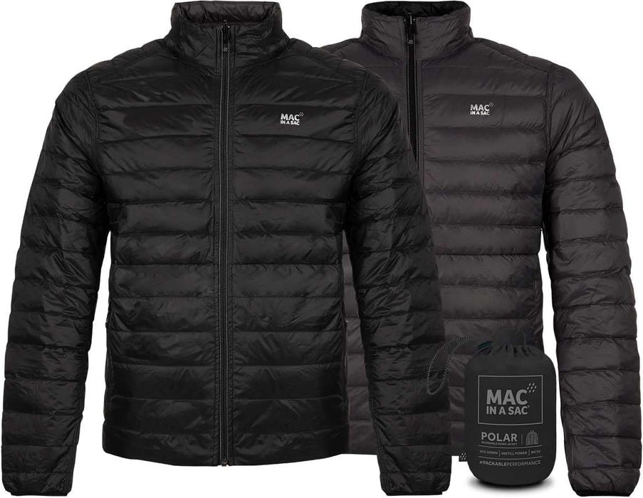 Mac in a Sac Men's Reversible Lightweight Water Repellent Packable Down Puffer Jacket