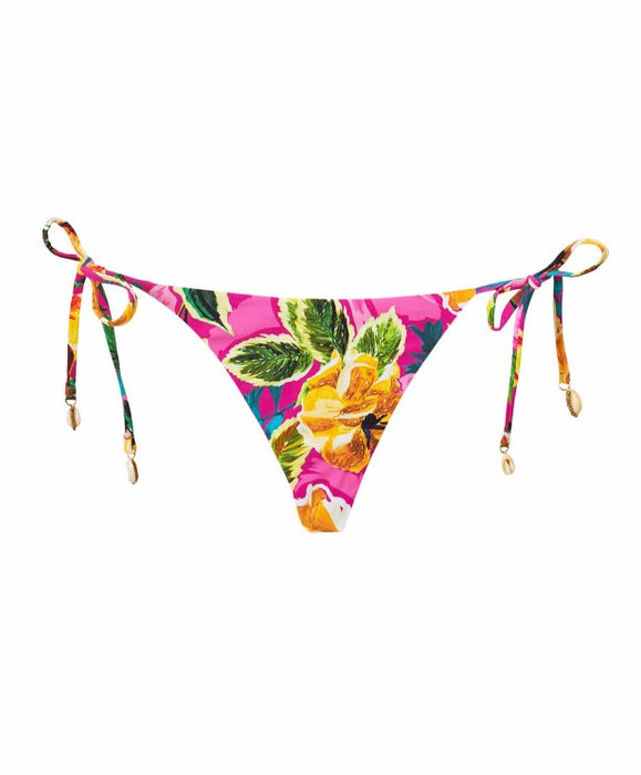 PQ Swim Women's Tie Full Coverage Bikini Bottoms