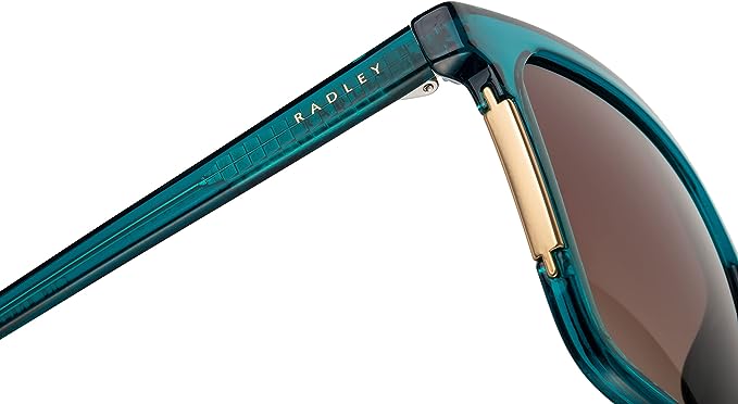 Radley London Women's 6506 Verdigris Turquoise Oversized Square Sunglasses