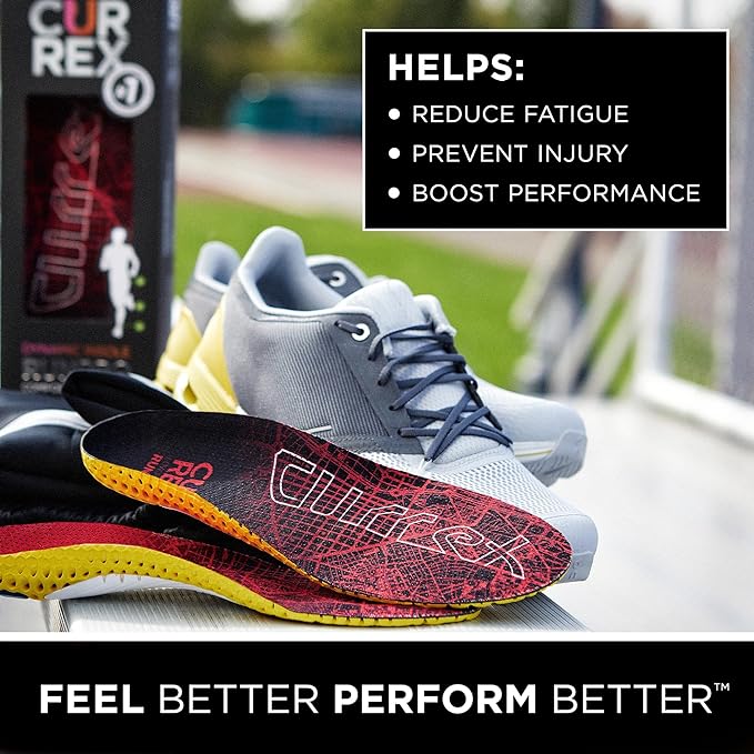 CURREX RunPro Performance Boosting Arch Support Insoles for Shoes
