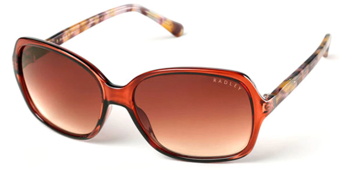 Radley London Women's Abbie Tortoiseshell/Pink Oversized Sunglasses