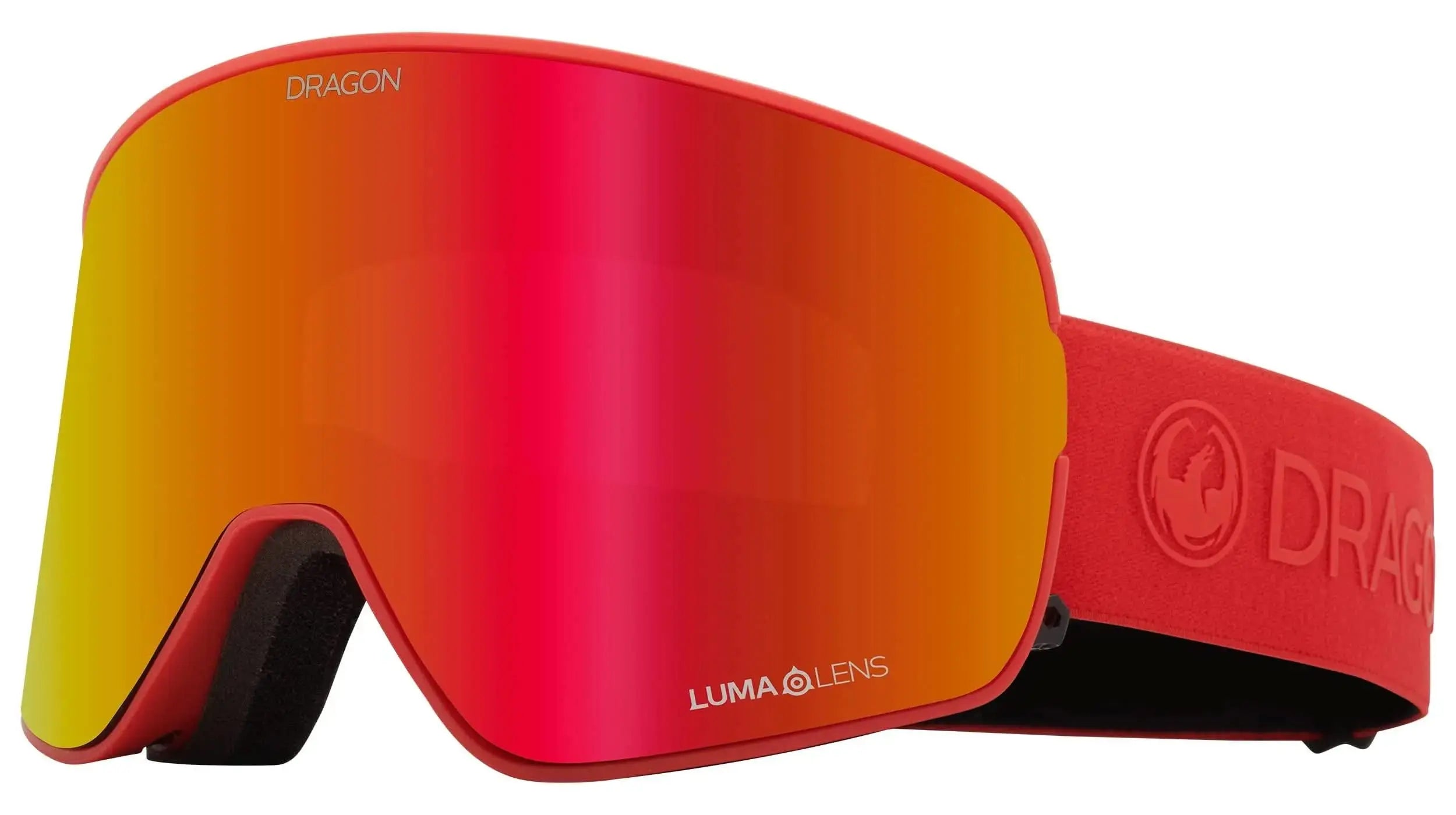 dragon alliance goggles Dragon NFX2 Bonus Goggles, Saffron/LL Red Ion