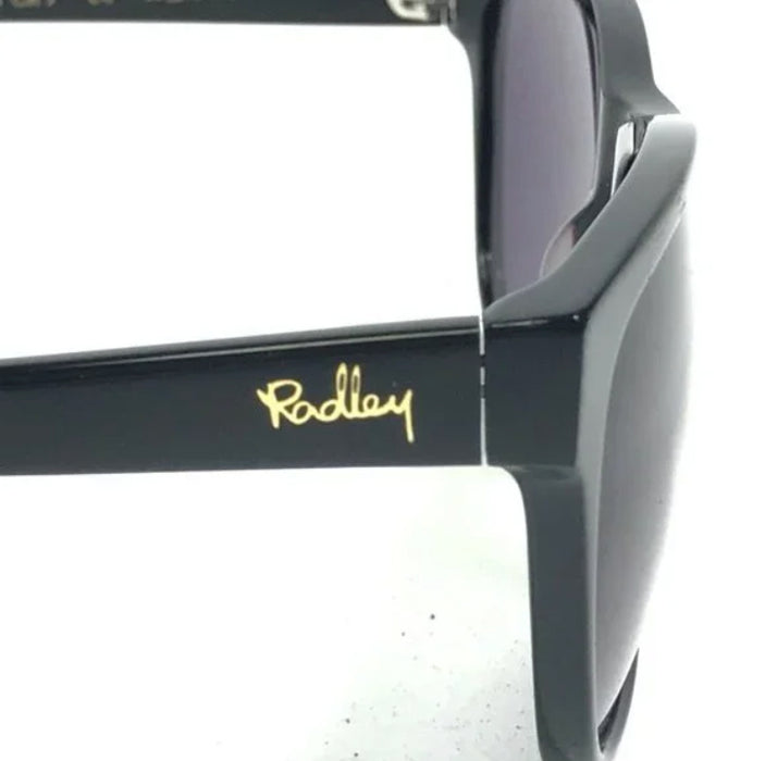 Radley London Women's Una Gloss Black Cat Eye Sunglasses