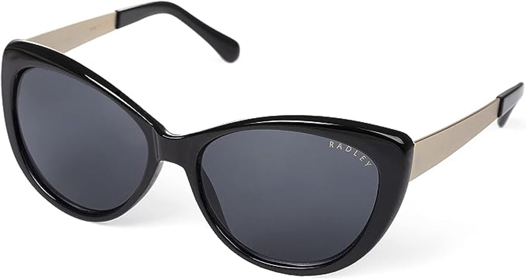 Radley London Women's Flossie Gloss Black Cat Eye Sunglasses