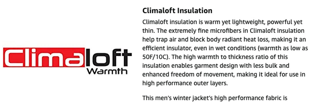 Sunice Men's Big Sky MMT1727 Black Small Insulated Winter Ski Jacket