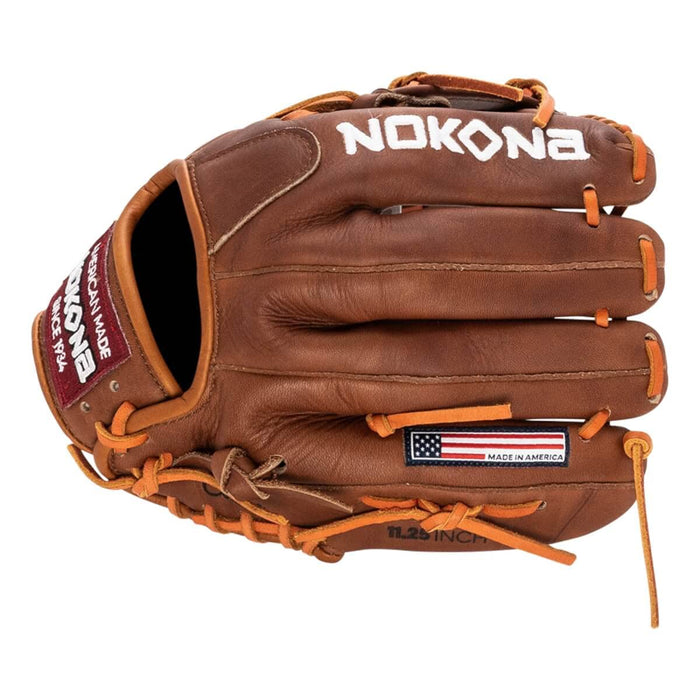 Nokona Walnut Select 11.25" Baseball Glove: W-200I Right Hand Thrower