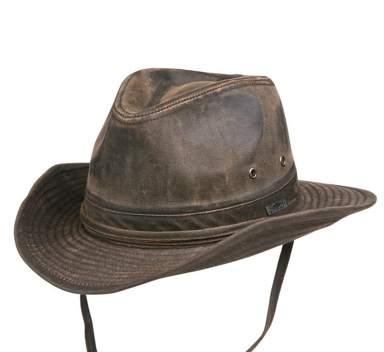 Conner Handmade Hats - Bounty Hunter - Water Resistant Outback Cotton Cowboy Hat for Men & Women