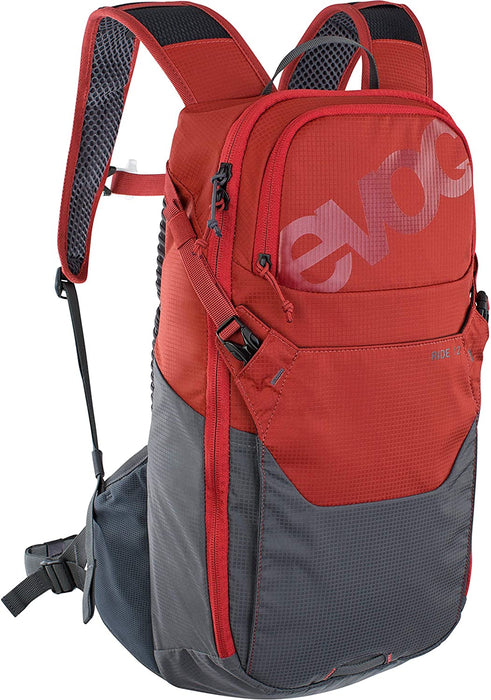 Evoc Ride 12 Hydration Bag 12L Bladder: Included (2L) Red/Carbon Grey Backpack