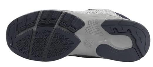 Zeba Men's Steel Navy Size 12 X-Wide Hands Free Slip-On Walking Shoes
