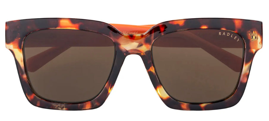 Radley London Women's Mina Tortoise Trendy Oversized Square Sunglasses