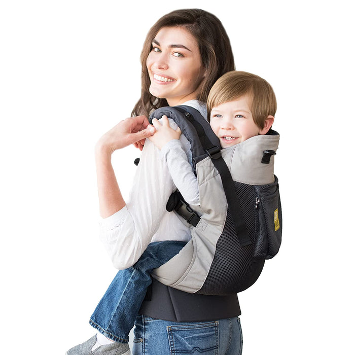 LILLEbaby 3-in-1 Ergonomic CarryOn Airflow Charcoal/Silver Toddler Carrier