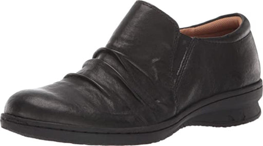 Comfortiva Women's Florian Black Size 8.5 Italian Leather Slip-On Shoes