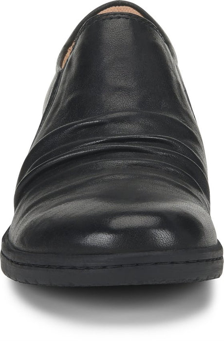 Comfortiva Women's Florian Black Size 8 Italian Leather Slip-On Shoes