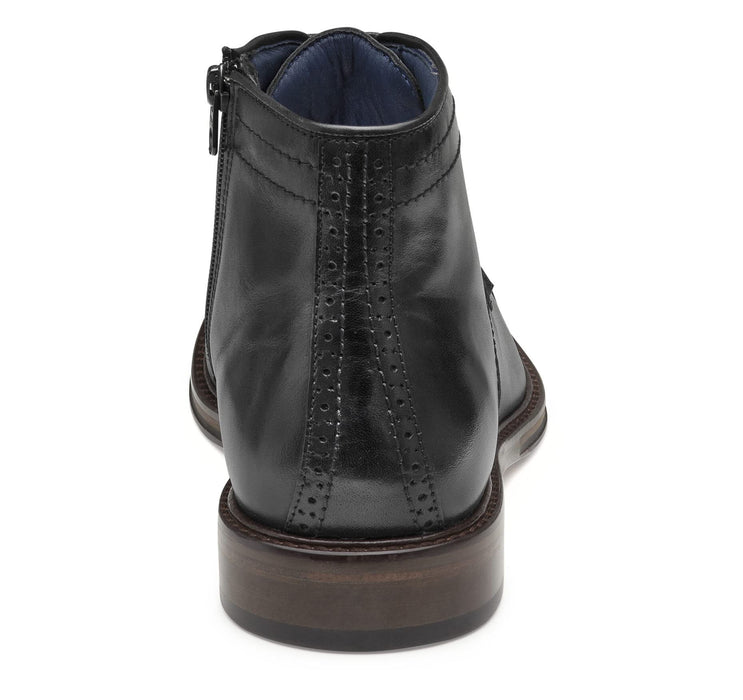 Johnston & Murphy Men's Raleigh Size 11.5 Dark Tan Full Grain Chelsea Boots