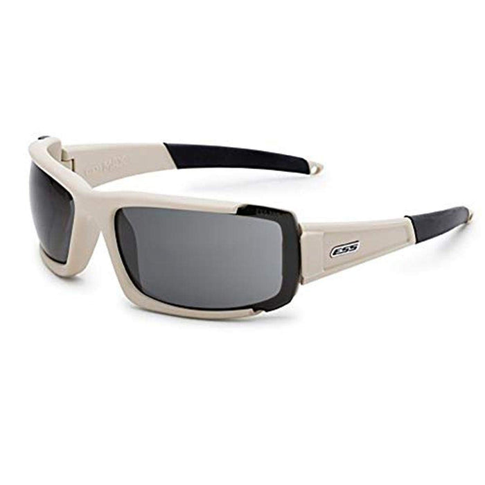 ESS Sunglasses CDI Max Tourrain Tan with Smoke Grey and Clear