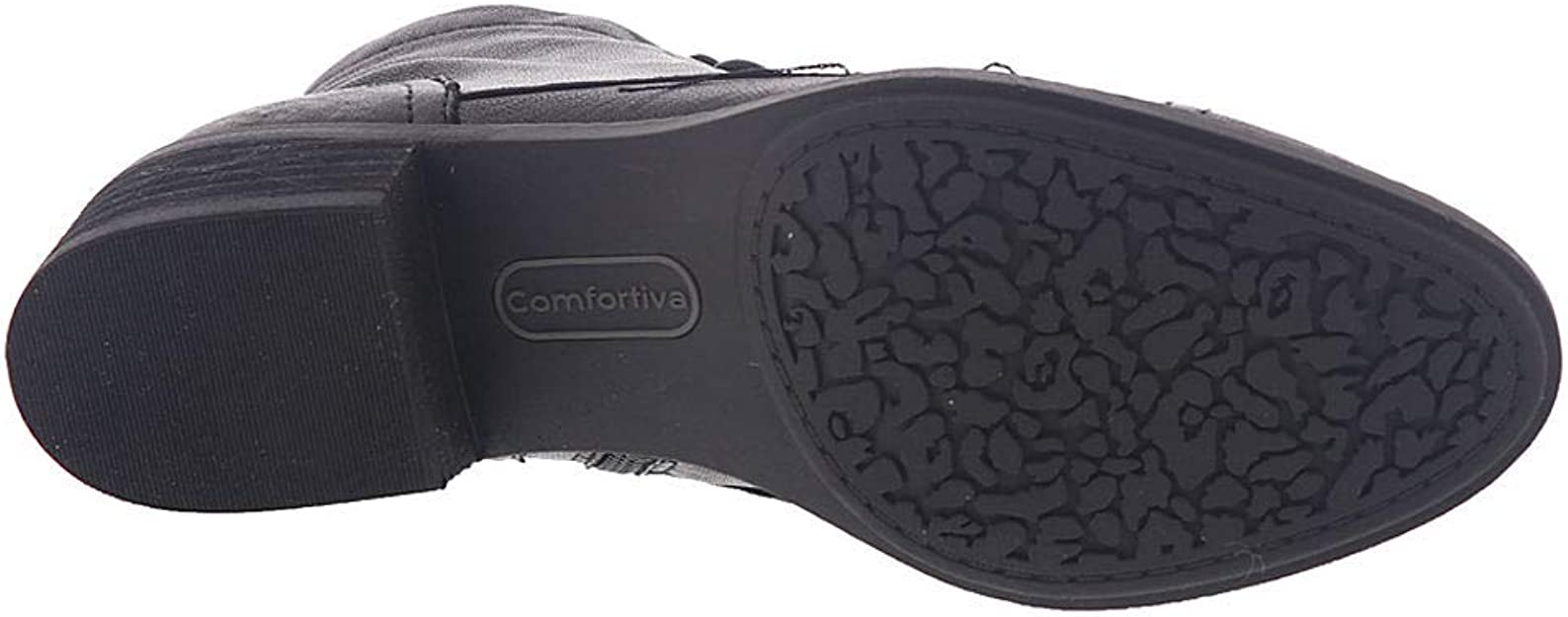 Comfortiva Women's Cardee Full-Grain Leather Slip-Resistant Boots, Side Zipper